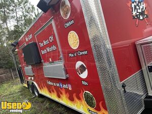 Like New - 2022 Barbecue Food Concession Trailer with Fire Suppression & Porch