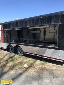 2001 - 8' x 48' Mobile Kitchen Catering Concession Gooseneck Trailer