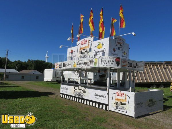 2008 8' x 16' Used Food Concession Trailer