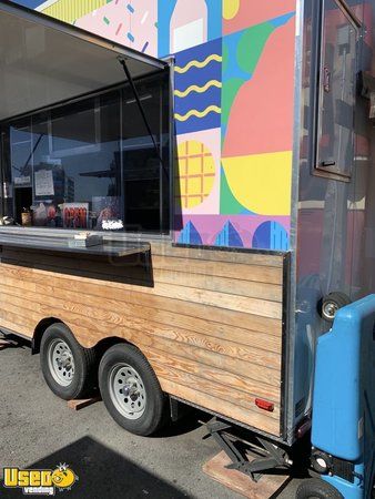 2018 8.6' x 14' Quality Cargo Shaved Ice / Food Concession Trailer
