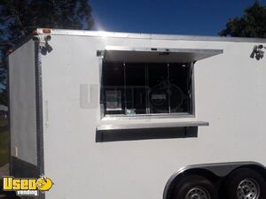 Used 2018 - 7' x 14' Kitchen Food Trailer with Pro Fire Suppression