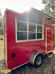 NEW - 6' x 12' Empty Concession Trailer | Mobile Street Vending Unit