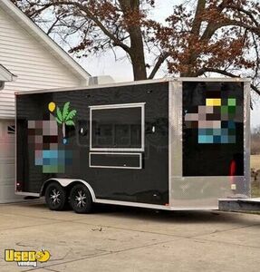 Versatile - 8.5 x 16 Beverage and Coffee Concession Trailer Mobile Vending Unit