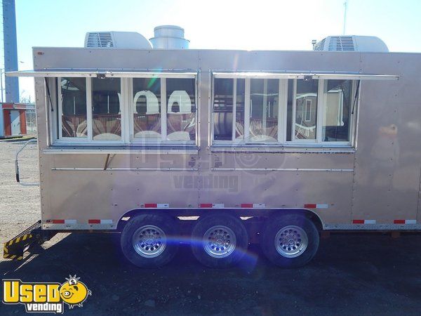 2011- 8' x 28' Mobile Kitchen Food Concessions Trailer