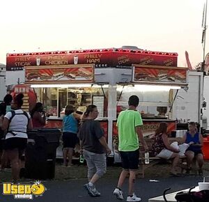 14' Waymatic Street Food Concession Trailer / Used Mobile Vending Unit