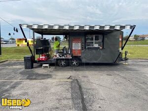 2018 8' x 20' Lark Barbecue Food Concession Trailer with Porch