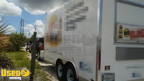 2016 - 8' x 16' Mobile Kitchen Food Concession Trailer