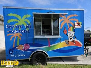 Like New 2021 Quality Cargo 6' x 12' Shaved Ice/Hotdog Concession Trailer