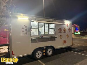 Like New. 16' Kitchen Food Concession Trailer with Pro Fire System