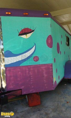 Continental Cargo 7' x 14' Mobile Kitchen Food Concession Trailer -Works Great