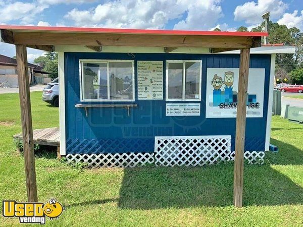 2013 - 7' x 14' Snowball Concession Trailer / Used Shaved Ice Concession Trailer