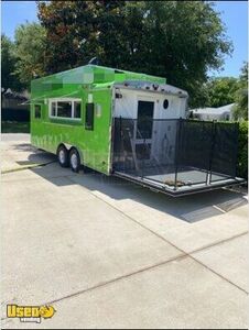 2007 8' x 20' Haulmark Cargo Kitchen Food Trailer with Electric Outdoor Deck