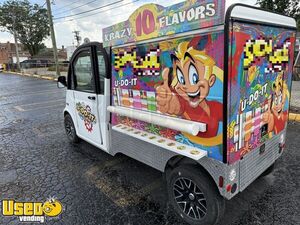 UNIQUE 2016 Polaris GEM Snow Cone Truck Self Serve Shaved Ice Mini Truck