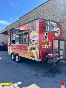 2024  8' x 16' Kitchen Food Concession Trailer with Fire Suppression System