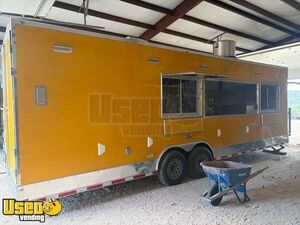 Lightly Used Double Axle Kitchen Food Concession Trailer with Pro Fire System