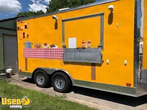 2017 - 8.5' x 14' Freedom Food Concession Trailer / Loaded Mobile Kitchen