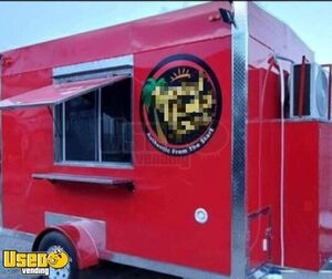 Like New - 2023 7' x 12' Kitchen Food Trailer | Food Concession Trailer