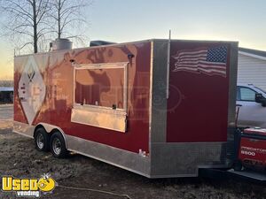 2021 8'.5'. x 24' Empire Cargo Food Kitchen Concession Trailer Mobile Food Unit