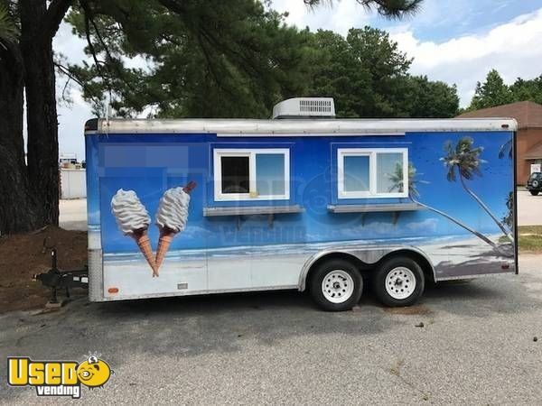 8' x 16' Ice Cream Concession Trailer