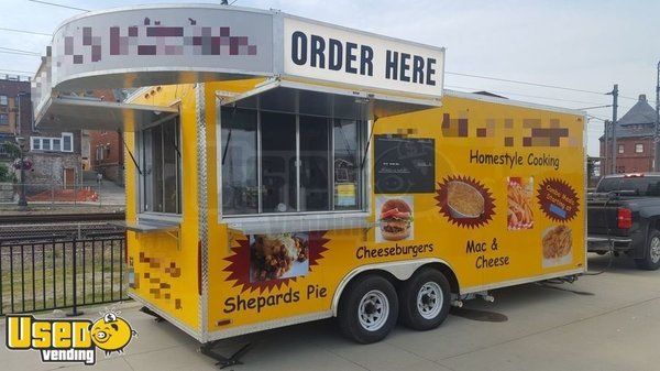 8.5' x 20' Mobile Kitchen Food Concession Trailer