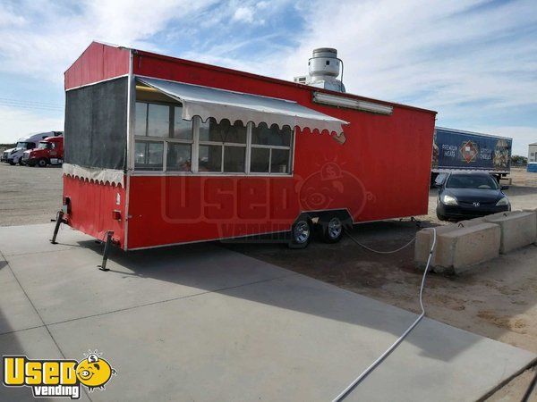 Loaded 2010 8' x 28' Food Concession Trailer with Pro Fire Suppression System