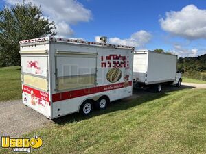 Self-Contained 2005 16' Carnival-Style Food Concession Trailer + 16' GMC Box Truck