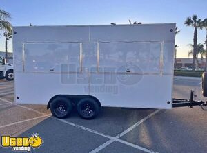 NEW - 2025 8.5' x 16' Empty Concession Trailer DIY Mobile Unit