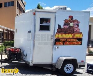 Licensed Ready 6' x 8' Barbecue Concession Trailer with Electric Smoker