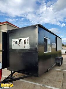 2021 Lightly Used 20' Barbecue Concession Trailer with Porch / Mobile BBQ Rig