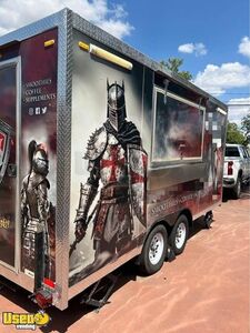 Used 2022 - 8' x 16' Enclosed Concession Trailer | Mobile Vending Unit