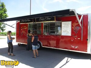 2018 8.5' x 24' Mobile Food Kitchen Self-Contained Restaurant Style Kitchen with Restroom