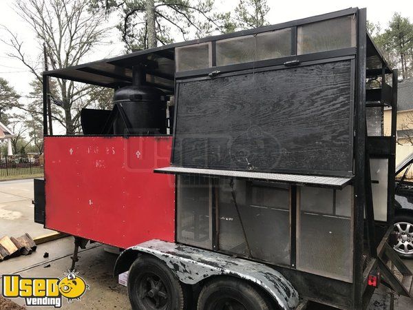 6.5' x 10' BBQ Smoker Trailer