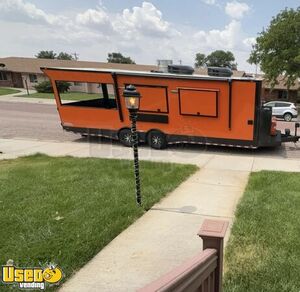 2021 8' x 24' Kitchen Food Concession Trailer with Fire Suppression + Bathroom