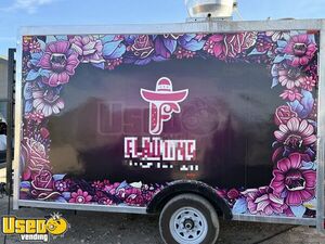 Like New - 2024 7.5' x 12' Kitchen Food Concession Trailer with Fire Suppression System