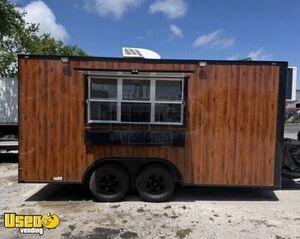 Like New - 2025 8.5' x 16' Quality Cargo Beverage and Coffee Concession Trailer