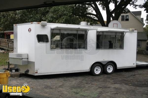 8' x 22' V-Nose Concession Trailer