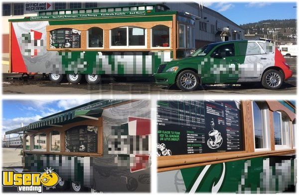 2016 - 8.6' x 24' Beverage / Coffee Concession Trailer