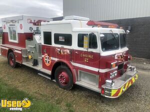 Converted Fire Truck - All-Purpose Food Truck | Mobile Food Unit