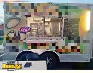 2022 8.5' x 16' Kitchen Food Trailer with Fire Suppression System | Concession Trailer