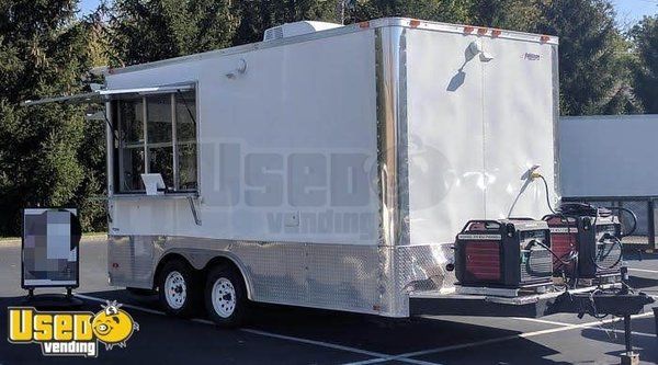 8' x 16' Used Freedom 2015 Custom Built Concession Trailer