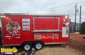 Turnkey Business 2022 8' x 16' Kitchen Food Concession Trailer with Pro-Fire System