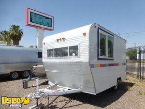 Vintage 1970 - 7.5' x 12' Concession Trailer | Mobile Business Trailer