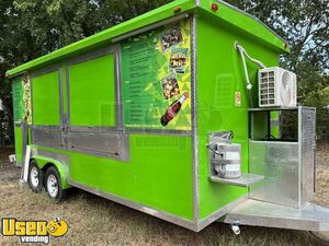 2021 8' x 18' Kitchen Food Concession Trailer with Pro-Fire Suppression