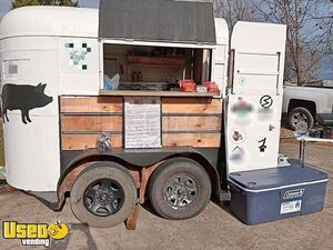 2000 5' x 8.5' Horse Trailer Concession Conversion | Mobile Vending Unit