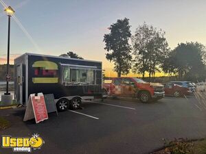 2024 7' x 14' Mobile Kitchen Food Concession Trailer with Pro-Fire System