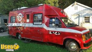 Used Chevy Mobile Kitchen Food Truck with Updated Permits