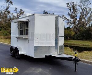 Brand New Made To Order 7' x 12' Food Concession Trailer / New Mobile Food Vending Unit