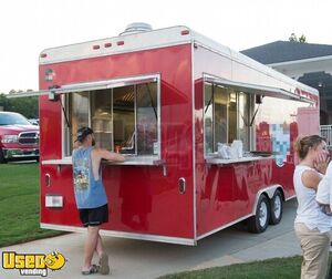 Loaded 2015 8.5' x 24' Professional Mobile Kitchen Food Concession Trailer