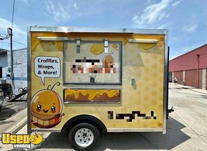 Compact 2020 8.5'. x 10' Kitchen Food Concession Trailer with Pro Fire System