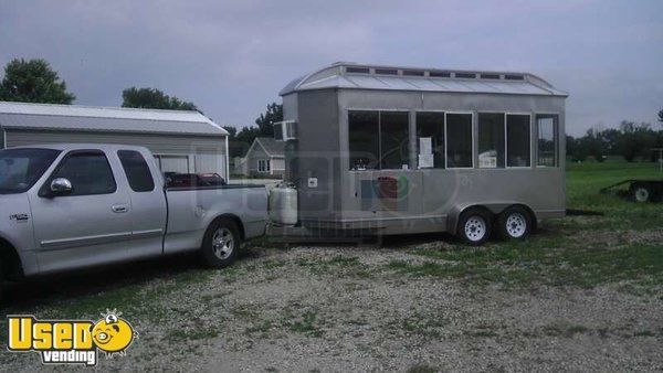 Trolley Style Concession Trailer